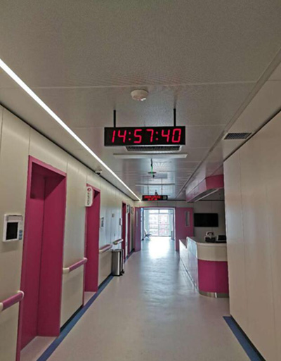 醫院數字子鐘成功上架