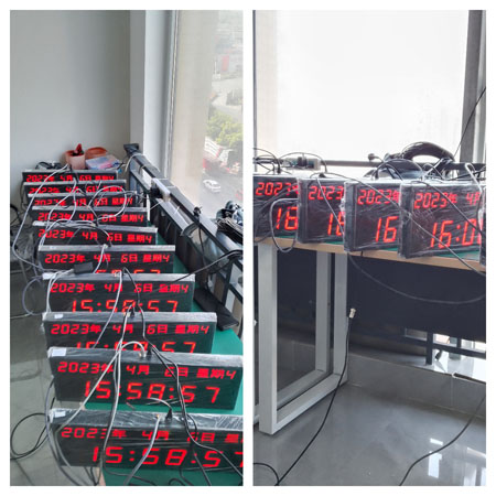 網(wǎng)絡(luò)日歷數(shù)字時鐘測試環(huán)節(jié)